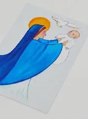Baptism Card - Consecration to Mary