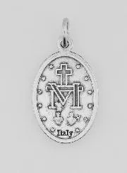Miraculous Medal in Silver Metal