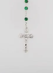 Fashion Rosary with Mother of Pearl Beads and Rhinestones