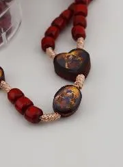 Our Lady Untier of Knots Wooden Rosary
