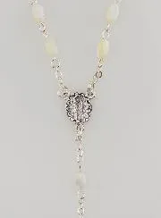 Women's Rosary with Mother of Pearl