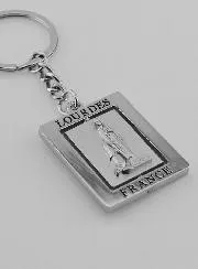 Saint Christopher & Lourdes Key Ring