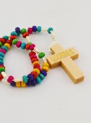 Colourful Wood Children's Rosary