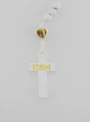 White Wooden Rosary