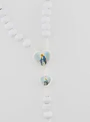 White Wooden Rosary