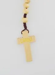 Wooden Rosary Saint Bernadette 6 Decades