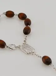 Wooden Decade Rosary Bracelet