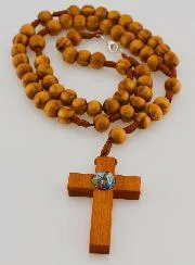 Wooden Rosary Pax from Lourdes