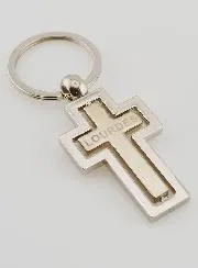 Cross of Lourdes Key Chain