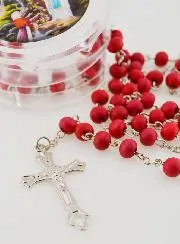 Wooden Rosary from Lourdes for Children