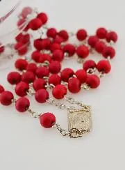 Wooden Rosary from Lourdes for Children