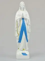Virgin Mary of Lourdes with Veil Statue 32 cm