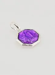 Our Lady of Lourdes Purple Medal - 1,1 cm