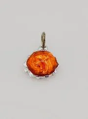 Virgin Mary Medal 0,8 cm - Orange