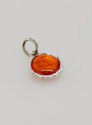 Virgin Mary Medal 0,8 cm - Orange