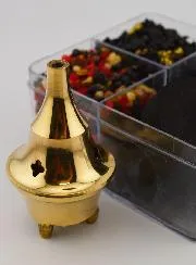 Incense Box + Charcoals + Incense Burner