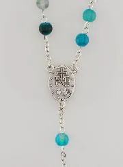 Fashion Rosary with Agate Beads
