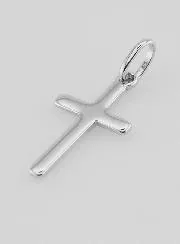 Simple Silver Cross Pendant - 1,8 cm