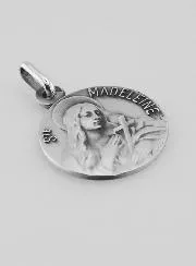 Holy Mary Magdalene Solid Silver Medal - 1,8 cm