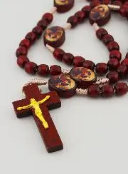 Our Lady Untier of Knots Rosary - Wooden Beads