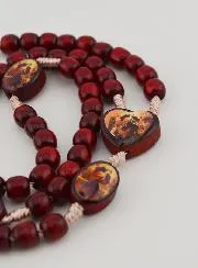 Our Lady Untier of Knots Rosary - Wooden Beads