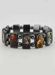 Holy Protectors Bracelet - Black Hematite