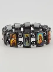 Holy Protectors Bracelet - Black Hematite