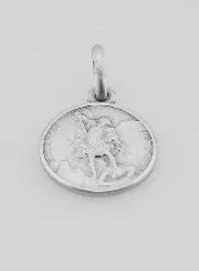 Saint Michael Solid Silver Medal - 1,2 cm