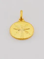 Holy Spirit Dove Gold Plated Medal - 1,4 cm
