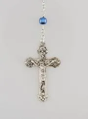 Lourdes Rosary with Mother of Pearl Beads - Jewellery Case