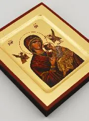 Icon Mary Help of Christians - Gold leaf - 12 cm