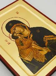 Icon Our Lady of Vladimir - Gold leaf - 23 cm