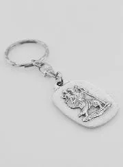 Saint Christopher Key Ring - Patron Saint of Travelers 3 cm