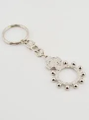Rosary Ring of Lourdes Religious Key Ring - 4 cm